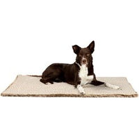 Produktbild von HUNTER Hundedecke Astana XL braun beige aus Baumwolle und Plüsch