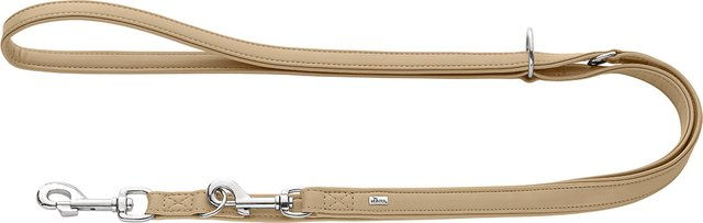 Hunter Hundeführleine Amalfi beige veganes Kunstleder 20/200 cm - 200 cm – Bild 1 von 3