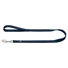 Hunter Hundeführleine Amalfi Marineblau aus veganem Kunstleder 15/110 cm - 110 cm – Bild 1 von 2