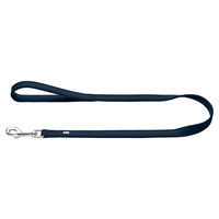 Produktbild von Hunter Hundeführleine Amalfi Marineblau aus veganem Kunstleder 15/110 cm - 110 cm