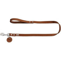 Produktbild von Hunter Hundeführleine aus Leder in Cognac Braun 2 cm x 1 m - 100 cm