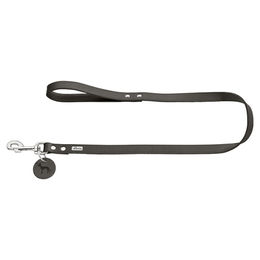 Hunter Hundeführleine aus Leder in Grau 16/100 cm - 1 m – Bild 1 von 4