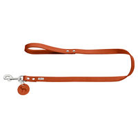 Produktbild von Hunter Hundeführleine aus Leder orange 16 mm x 100 cm - 1 m