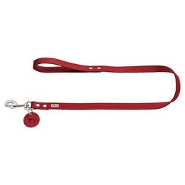 Hunter Hundeführleine aus Leder rot 110 cm - 110 cm – Bild 1 von 7