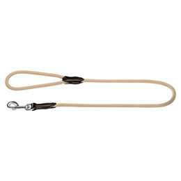 Produktbild von Hunter Hundeführleine Freestyle beige aus Nylon 8 mm / 110 cm wasserfest - 110 cm