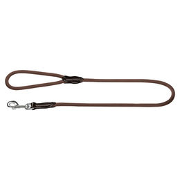 Hunter Hundeführleine Freestyle braun aus Polyamid-Tau 8 mm / 110 cm - 110 cm – Bild 1 von 5