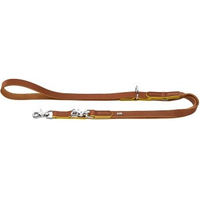 Produktbild von Hunter Hundeführleine Garda verstellbar aus Leder Braun