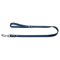 Produktbild von Hunter Hundeführleine Grenada aus Leder Dunkelblau 13/110 cm