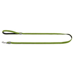 Produktbild von Hunter Hundeführleine Hilo Limette aus wasserabweisendem Polyester mit Handschlaufe 15/140 cm
