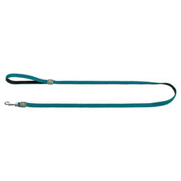 Produktbild von Hunter Hundeführleine Hilo türkis aus Polyester mit Handschlaufe 15/140 cm