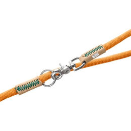 HUNTER Hundeführleine Malia verstellbar aus Leder und Tau in Taubenblau/Natur 200 cm - 200 cm – Bild 1 von 2