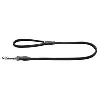 Produktbild von Hunter Hundeführleine Round & Soft Canadian Up aus Leder schwarz M-L - 100 cm