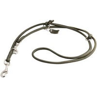 Produktbild von Hunter Hundeführleine Round & Soft München Leder grün S-L