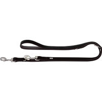 Produktbild von Hunter Hundeführleine Softie verstellbar aus Kunstleder in Schwarz 200 cm - 2 cm