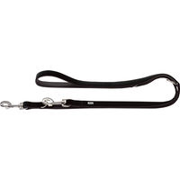 Produktbild von Hunter Hundeführleine Softie verstellbar aus Kunstleder in Schwarz 200 cm x 15 mm - 200 cm