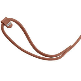 Produktbild von Hunter Hundeführleine Soho Round Mini aus Leder für Welpen und kleine Hunde in Braun 140 cm