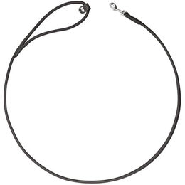Hunter Hundeführleine Soho Round Mini aus Leder für Welpen und kleine Hunde Schwarz 140 cm – Bild 1 von 5