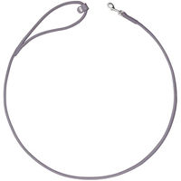 Produktbild von Hunter Hundeführleine Soho Round Mini aus Rindsleder für Welpen und kleine Hunde Lila-Grau 6/140 cm