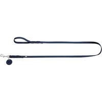 Produktbild von Hunter Hundeführleine Solid Education aus Leder in Blau 11/200 - 2 m