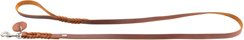Hunter Hundeführleine Solid Education aus Leder in Cognac 11/150 cm - 150 cm – Bild 1 von 5
