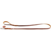 Produktbild von Hunter Hundeführleine Solid Education aus Leder in Cognac 11/150 cm - 150 cm