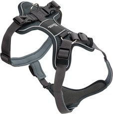 HUNTER Hundegeschirr Divo Y-Geschirr aus Nylon Grau Größe S-M – Bild 1 von 12