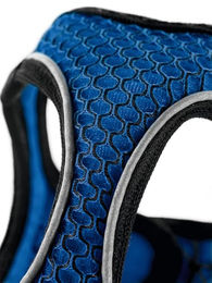 Hunter Hundegeschirr Hilo Comfort Blau XS-S für kleine Hunde aus Polyester mit reflektierenden Elementen – Bild 1 von 6