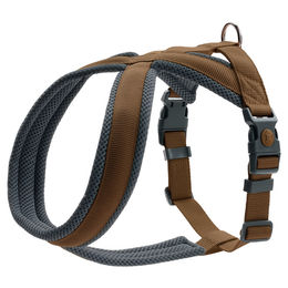 Hunter Hundegeschirr London Comfort Braun aus Nylon Größe XS – Bild 1 von 4