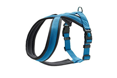 HUNTER Hundegeschirr LONDON COMFORT Sicherheitsgeschirr aus atmungsaktivem 3D-Mesh Hellblau Größe S-M/2 - 1 Stk. – Bild 1 von 3
