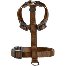 Hunter Hundegeschirr London Vario Rapid Sicherheitsgeschirr aus Polyester Braun Größe M – Bild 1 von 3