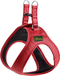 Hunter Hundegeschirr Love Norwegergeschirr aus Leder Rot Größe XS – Bild 1 von 13