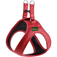 Produktbild von Hunter Hundegeschirr Love Norwegergeschirr aus Leder Rot Größe XS