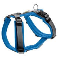 Produktbild von Hunter Hundegeschirr Maldon Up blau grau Größe M reflektierend und gepolstert