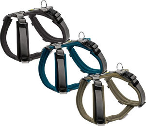 Hunter Hundegeschirr Maldon Up Y-Geschirr Schwarz/Grau Größe XS – Bild 1 von 7