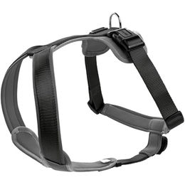 Hunter Hundegeschirr Neopren Schwarz Grau Größe M – Bild 1 von 8