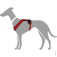 Produktbild von Hunter Hundegeschirr Neopren Y-Geschirr pfirsich grau Größe M