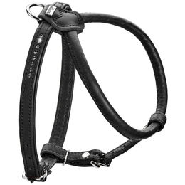 Produktbild von Hunter Hundegeschirr Round & Soft Luxus Elk Petit aus Leder Schwarz Größe S