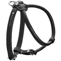 Produktbild von Hunter Hundegeschirr Round & Soft Luxus Elk Petit aus Leder Schwarz Größe S