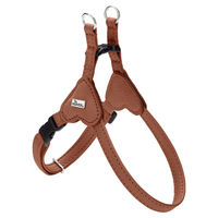 Produktbild von Hunter Hundegeschirr Soho Mini aus Leder für Welpen und kleine Hunde Cognac Braun Größe XS-S