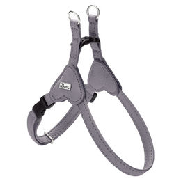 Hunter Hundegeschirr Soho Mini aus Leder für Welpen und kleine Hunde Flieder-Grau Größe XS-S – Bild 1 von 4