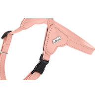 Produktbild von Hunter Hundegeschirr Soho Mini aus Leder für Welpen und kleine Hunde Rosa Größe XS-S