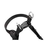 Produktbild von Hunter Hundegeschirr Soho Mini aus Leder für Welpen und kleine Hunde Schwarz XS