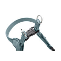 Produktbild von Hunter Hundegeschirr Soho Mini aus Rindsleder für Welpen und kleine Hunde in Hellblau Größe XS-S
