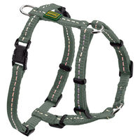 Produktbild von Hunter Hundegeschirr Tripoli Vario Basic in Grün S aus Nylon wasserabweisend und reflektierend