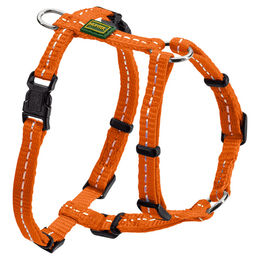 Hunter Hundegeschirr Tripoli Vario Basic Orange reflektierend wasserabweisend Nylon XS-S – Bild 1 von 5