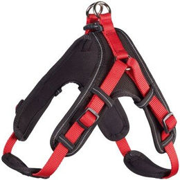 Hunter Hundegeschirr Vario Quick Neopren Sportgeschirr rot schwarz Größe L – Bild 1 von 4