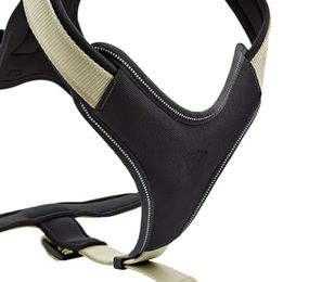 Hunter Hundegeschirr Y-Geschirr aus Neopren und Nylon in Grün/Schwarz Größe M – Bild 1 von 7