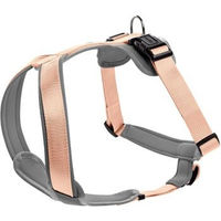 Produktbild von Hunter Hundegeschirr Y-Geschirr aus Neopren und Nylon in Pfirsich/Grau Größe M