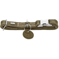 Produktbild von Hunter Hundehalsband Aalborg Alu-Strong Leder Grün Größe L