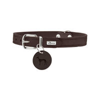 Produktbild von Hunter Hundehalsband Aalborg aus Leder Braun 37 cm XS/S